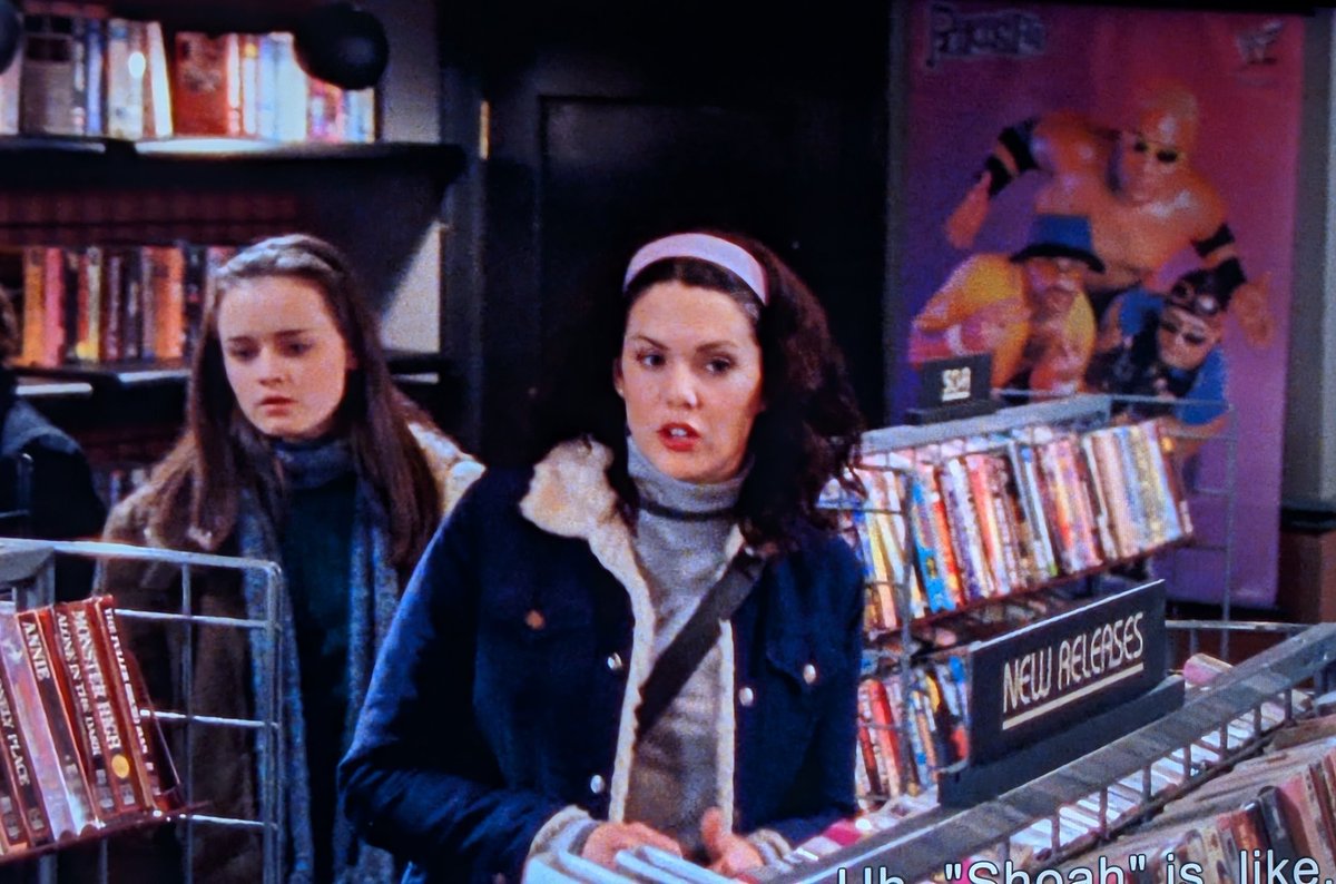 PharrFromHeaven's tweet photo. Rikishi and Too Cool poster in Gilmore girls. https://t.co/jIJ48WGywO