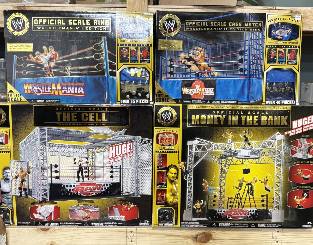 sirpaul64's tweet photo. You never know what may show up @jayscdandhobby @jaystoysandgames unbelievable to see these again. A different time in the hobby for sure. I bought the Cell way back in the day on clearance for $7 at Walmart so shocking #jakks #wwe #actionfigures #toyhunter #toy https://t.co/RzFfwAZp9k