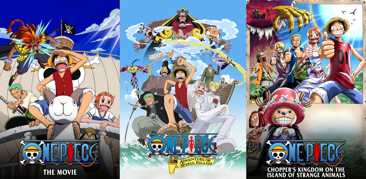 Yatogam1Oficial's tweet photo. 🚨 3 filmes de One Piece chegam EM BREVE na @NetflixBrasil.

One Piece: The Movie (2000)
One Piece: Clockwork Island Adventure (2001)
One Piece: Chopper's Kingdom on the Island of Strange Animals (2002)

Ainda sem informações se será dublado ou legendado.

(via: @netflix_portal). https://t.co/kgPf0wZatN