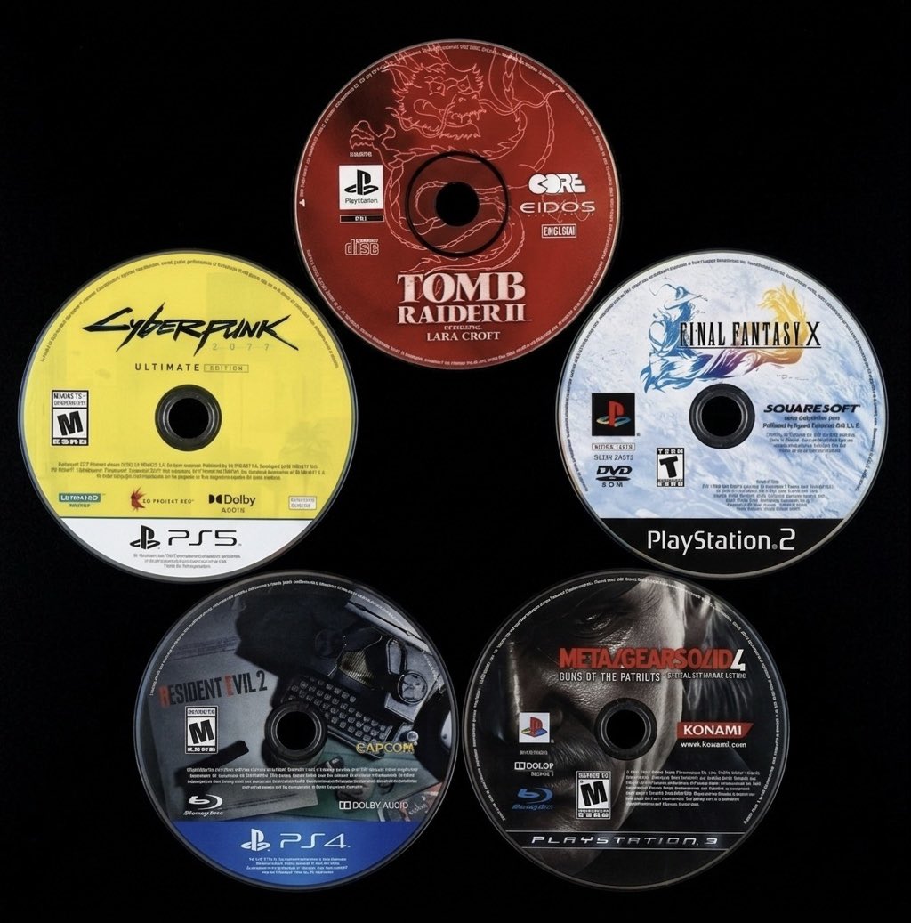 RinoTheBouncer's tweet photo. Physical video games discs are an art in and of itself and it should NEVER die🚀

Keep the pressure. Make your voices heard. Stand for physical media💿 https://t.co/RIY1KjQCAa