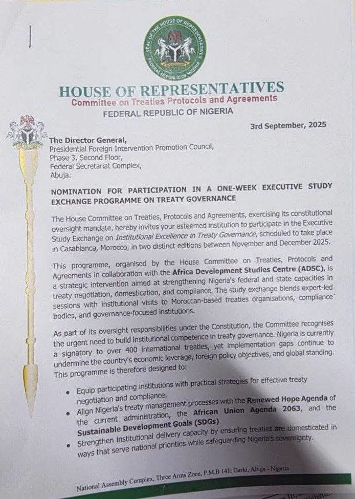 Jack_ng01's tweet photo. There is something the Presidency is not telling us

No way on earth you are not aware of Presidential Foreign Intervention Council existed without their notice for so long 

If indeed what the Presidency is true then we may as well check all other such parastatal and agency which they use as a conduit to steal our common resources 

This Govt is a fraud