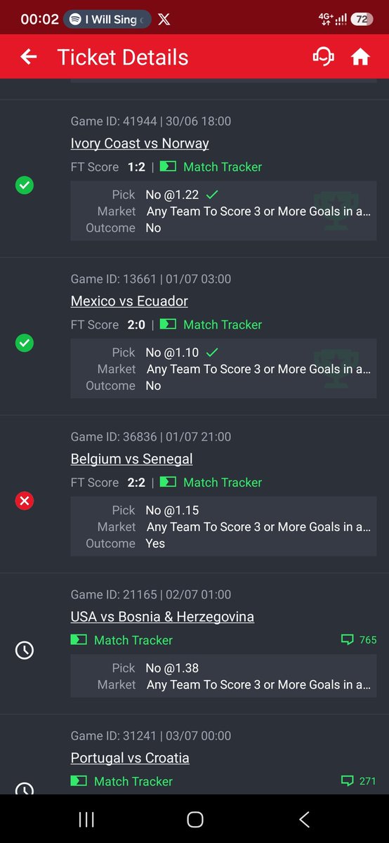 deesunnysy's tweet photo. @SportyBetNG @SportyBetNG  explain to me why this Belgium Vs Senegal game is been settled as loss? Make Una use Una head https://t.co/FXmaLPGhqL