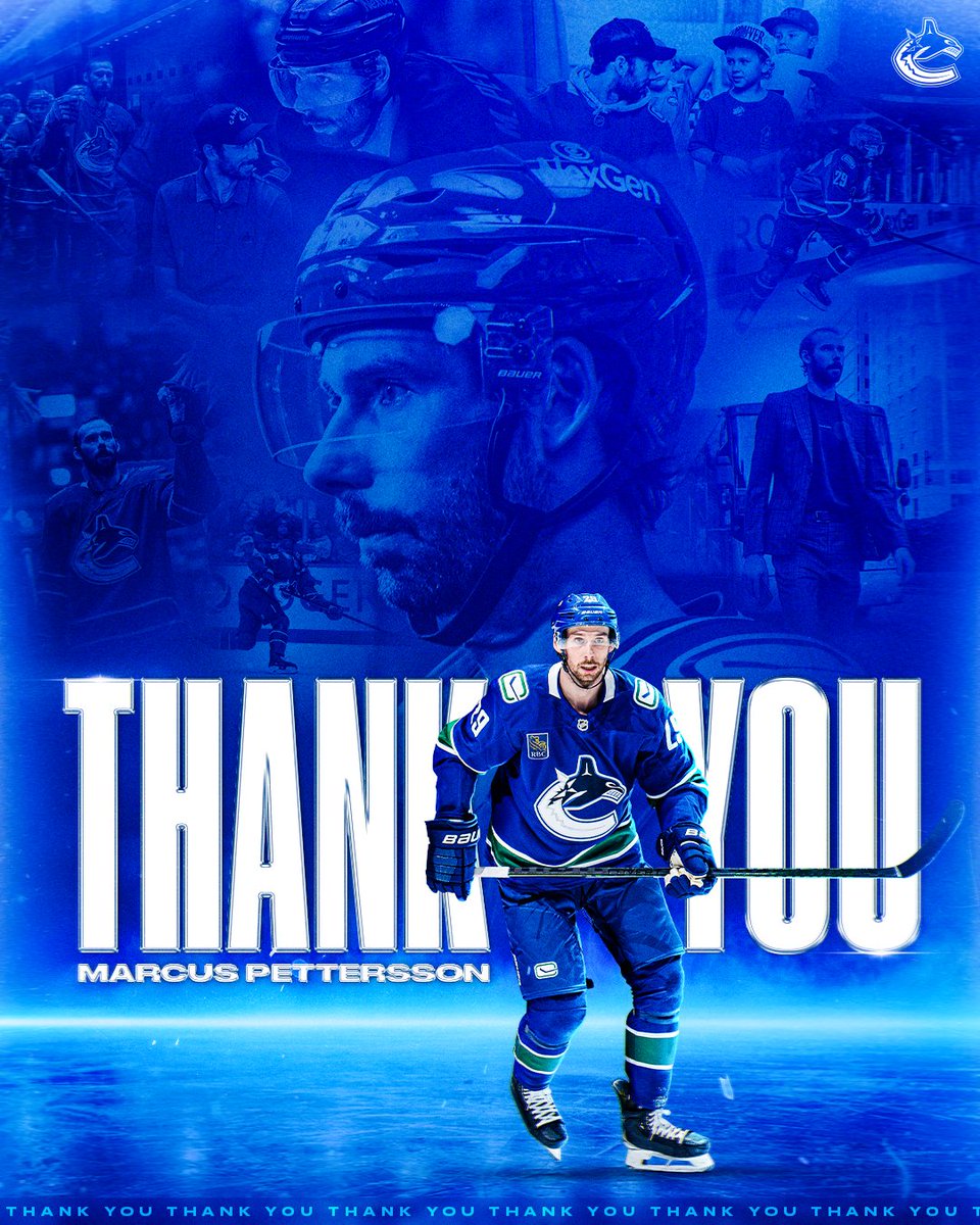 Canucks's tweet photo. Thank you for your time here in Vancouver, Marcus!

Best of luck in New York. https://t.co/25cZTWWQ8s