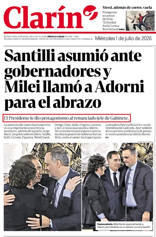 BlogHincha's tweet photo. . @JMilei PATÉTICA ESCENA! El #Jefe de la #Banda de #Saqueadores de la #Argentina LLAMA al #CHORRO @madorni y LO ABRAZA en la ASUNCIÓN de OTRO #LADRO SEGÚN SUS PROPIAS PALABRAS @diegosantilli
POBRE #Argentina CON ESTE #GobiernoDeMierda #GobiernoDeLadrones #GobiernoDeLaMentira https://t.co/HySu4I0qLe