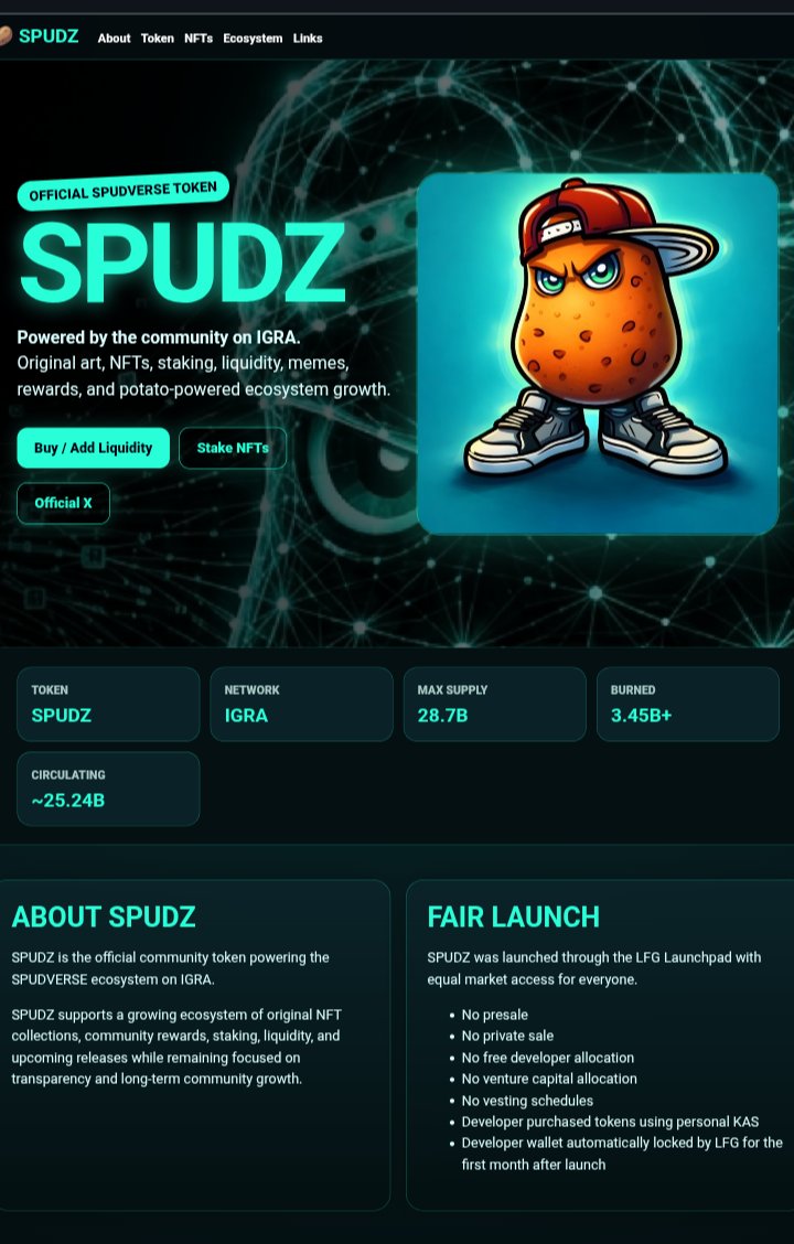 SpudVerse ( SPUDZ ) tweet media