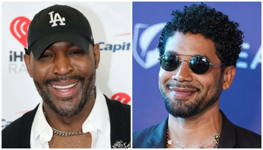 CelebBuzzTrends's tweet photo. 🚨 BREAKING

Surprise! Jussie Smollett and Karamo Brown are officially dating, and they’re not hiding it! 💖 Spotted kissing at the airport, they’re causing a buzz! Are they the perfect match? #Swoonmance #CelebrityCouple

Via Bossip https://t.co/NIpGQv9J23