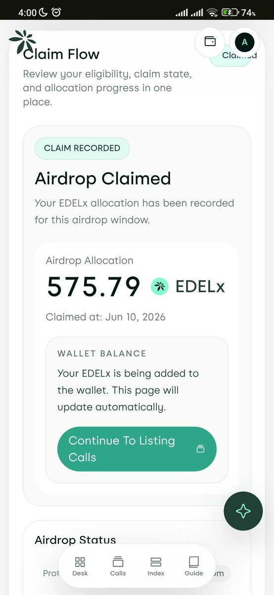 Kangairdrop9's tweet photo. @edeldotfinance @CantonNetwork Any solution? My Edelx isn't working. https://t.co/LA4sp8Oy3Z