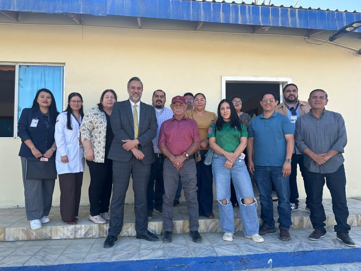 Issste_BCS's tweet photo. Como parte de las acciones para acercar los servicios de salud a las comunidades más alejadas del estado, el subdelegado de Administración del ISSSTE en Baja California Sur, @arturomorell, https://t.co/xI9DYte1ID