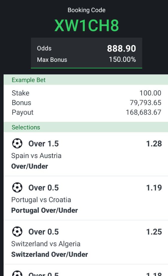 daniel__freddy's tweet photo. Today's game 🎯 

888 odds

XW1CH8

Goodluck✍️ https://t.co/0h89vmSgKJ