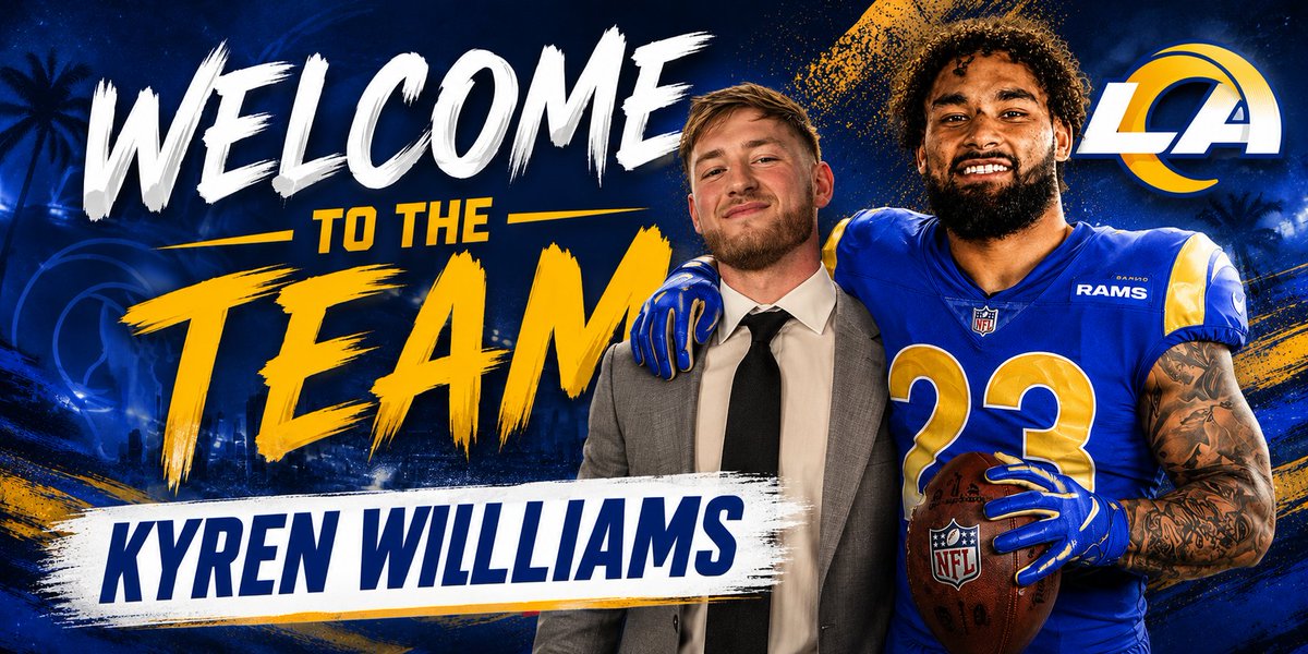 kylefeev's tweet photo. Today we welcome with open arms Kyren Williams & Marvin Harrison Jr. Very excited for years to come. @GerbDynastyL #abrighterfuture https://t.co/NzVXAFdLX8