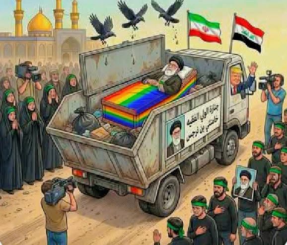 Avokadowson's tweet photo. كونوا على ثقه ان تشيع الخامنئي النكس سيتم بتابوت فارغ لان ببساطه لم يبقى منه شيء وأصبح كباب مفروم ولاكن تشيعه بالعراق هو رساله للعالم ان العراق محتل من قبلنا ولن تستطيع قوه ان تشاركنا فيه وكله بسبب منو لايوجد غيرهم الشيطه https://t.co/0jKb2u1E11