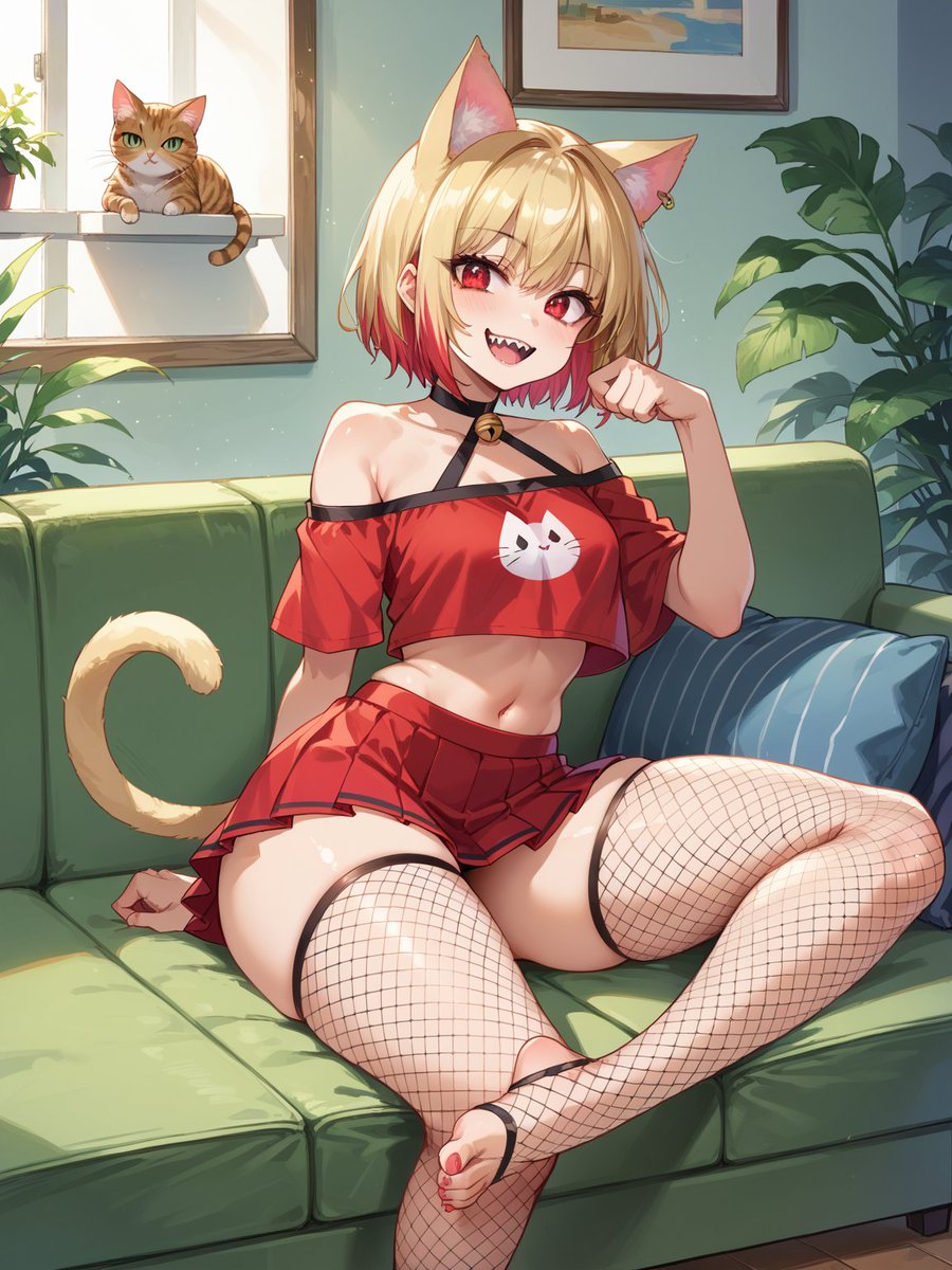 Akira2DFD's tweet photo. Nyow lets get back to posting daily for you pathetic simps💛

and lets start the return with a nice cold milk~ 

you cuties could do that for this pretty kitty right? https://t.co/NMZIxxWYWk