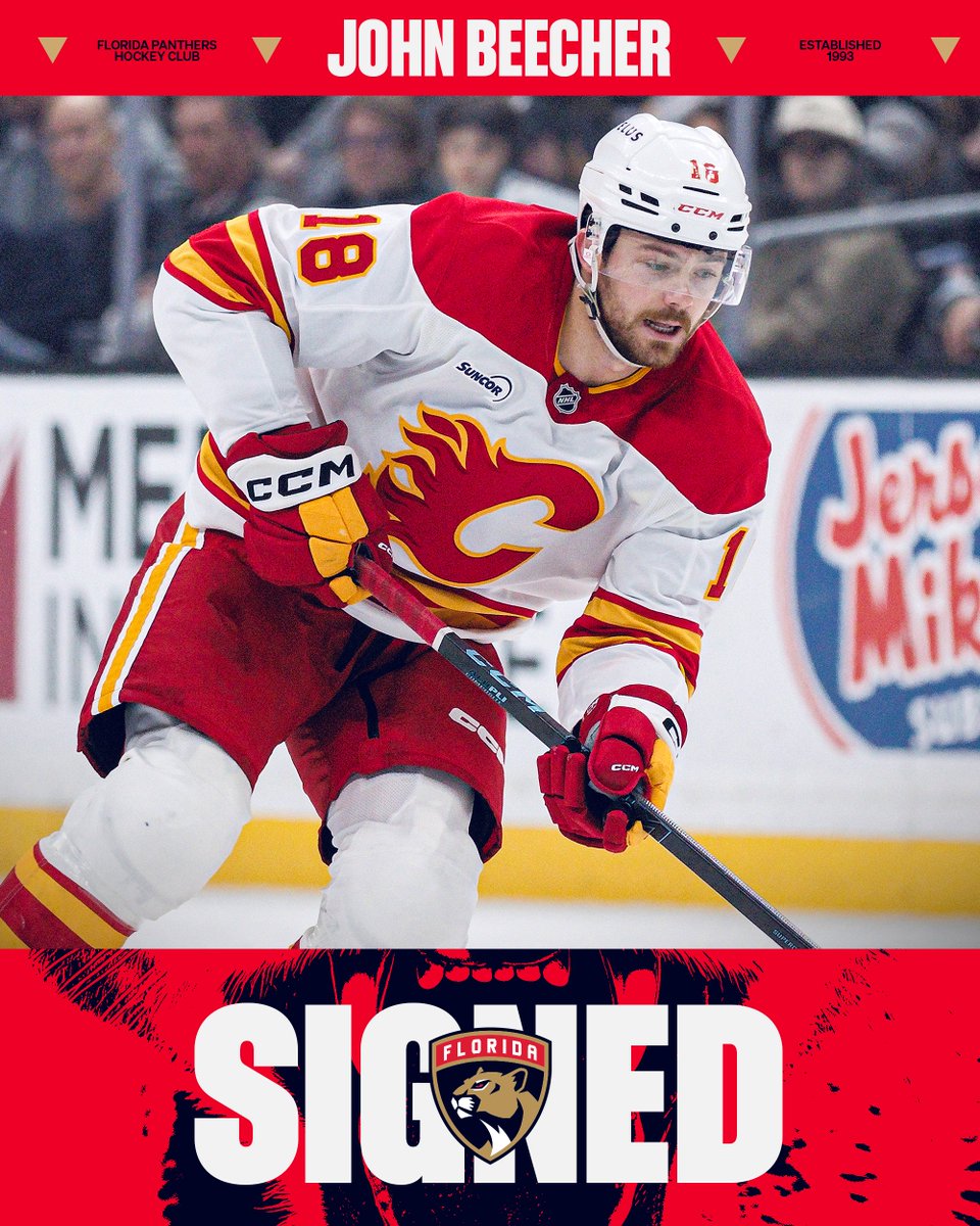 FlaPanthers's tweet photo. We have agreed to terms with defenseman Tobias Bjornfot and forwards Sam Lafferty, Bokondji Imama and John Beecher.

Details ⤵️