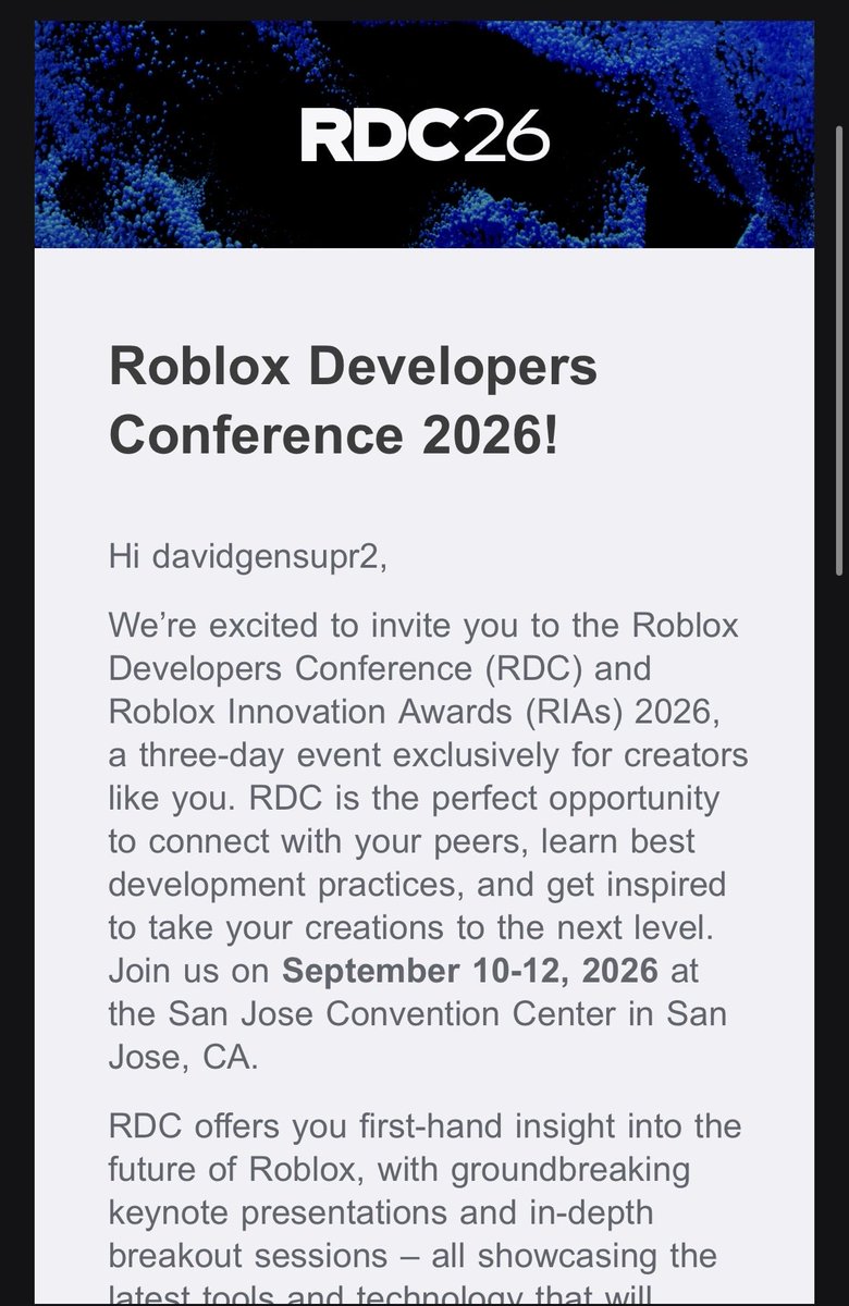Z4id_official's tweet photo. I'm a little creator on Roblox almost no one knows me and seeing that Roblox for the second year in a row invites me makes me very proud of myself.. of what I'm achieving at my age... I've been developing since 2021, since I was little... even if no one knows me thanks @Roblox ❤️ https://t.co/tmvXyHybzt
