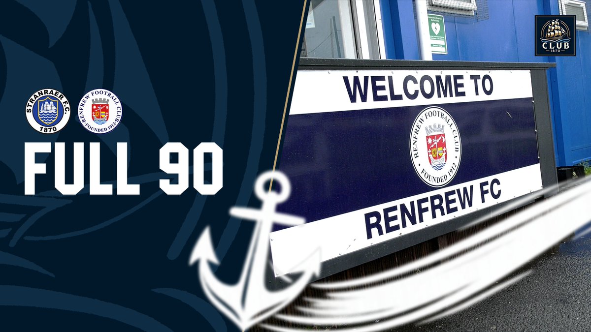 StranraerFC's tweet photo. Tonight's friendly at @RenfrewFC is now available in full for Club 1870 subscribers 👇

⚓ https://t.co/Dn8MHtRsKZ

Proudly sponsored by Lactalis - home of Galloway Cheddar® 🧀

Highlights will follow on our YouTube channel on Thursday afternoon 🎥 https://t.co/gRJRgaq6o6