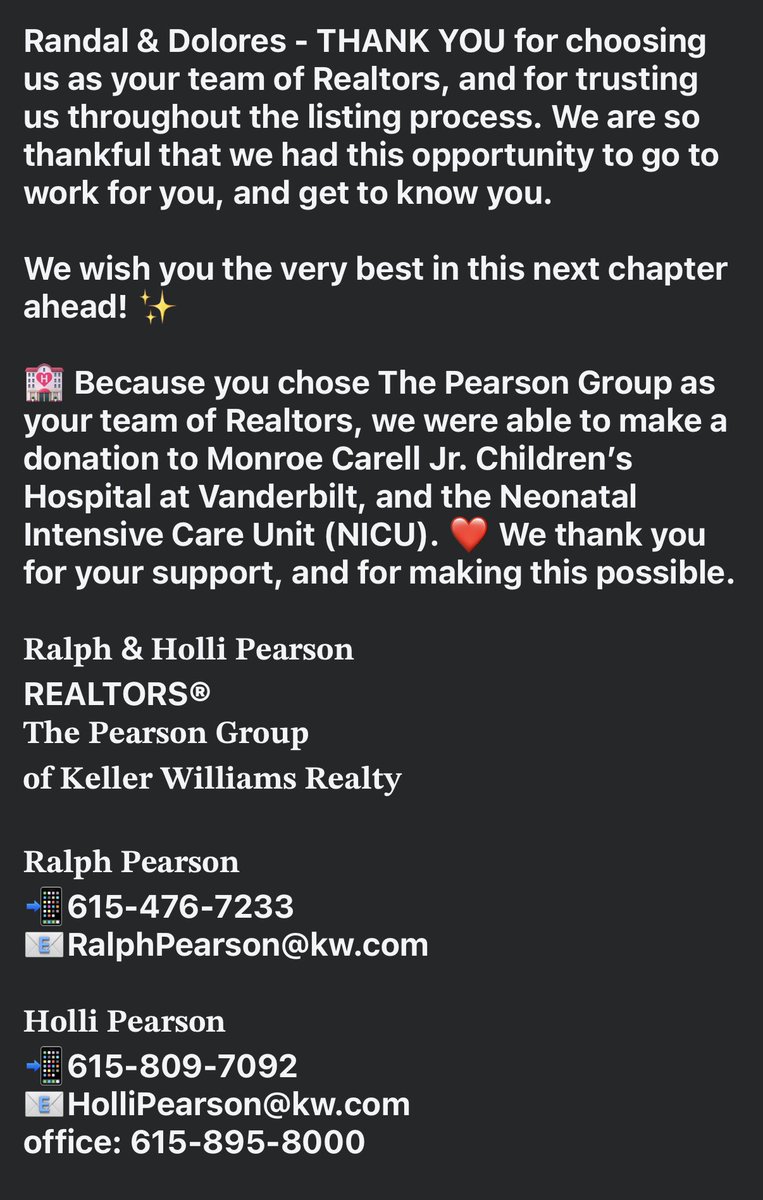 RPearsonRealtor's tweet photo. 🔑✨𝐒𝐎𝐋𝐃✨🔑
📍 in Christiana, TN

𝐑𝐚𝐥𝐩𝐡 &amp; 𝐇𝐨𝐥𝐥𝐢 𝐏𝐞𝐚𝐫𝐬𝐨𝐧
REALTORS®
𝐓𝐡𝐞 𝐏𝐞𝐚𝐫𝐬𝐨𝐧 𝐆𝐫𝐨𝐮𝐩
𝐨𝐟 𝐊𝐞𝐥𝐥𝐞𝐫 𝐖𝐢𝐥𝐥𝐢𝐚𝐦𝐬 𝐑𝐞𝐚𝐥𝐭𝐲

📲615-476-7233
📧RalphPearson@kw.com https://t.co/FYjxfyozm5