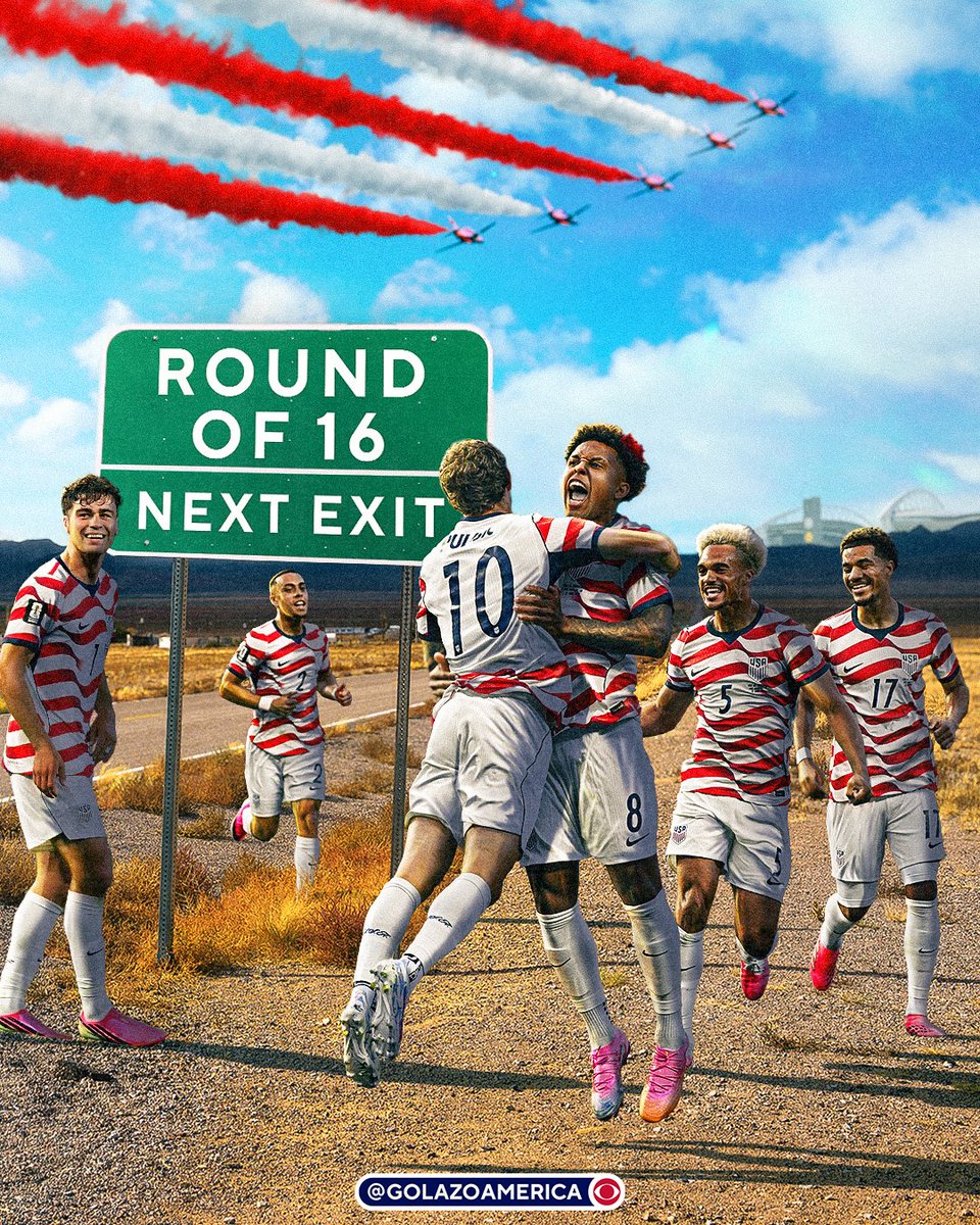 GolazoAmerica's tweet photo. COUNTRY ROADS TAKE US TO ROUND OF 16 🗣️🇺🇸 https://t.co/pf6HTDyiRI
