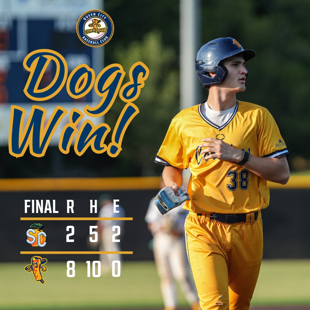 QCCorndogsBSB's tweet photo. A peach a day doesn't keep the Dogs away.

#CorndogsBSB || #RollDogs https://t.co/KYm4EFWu8m