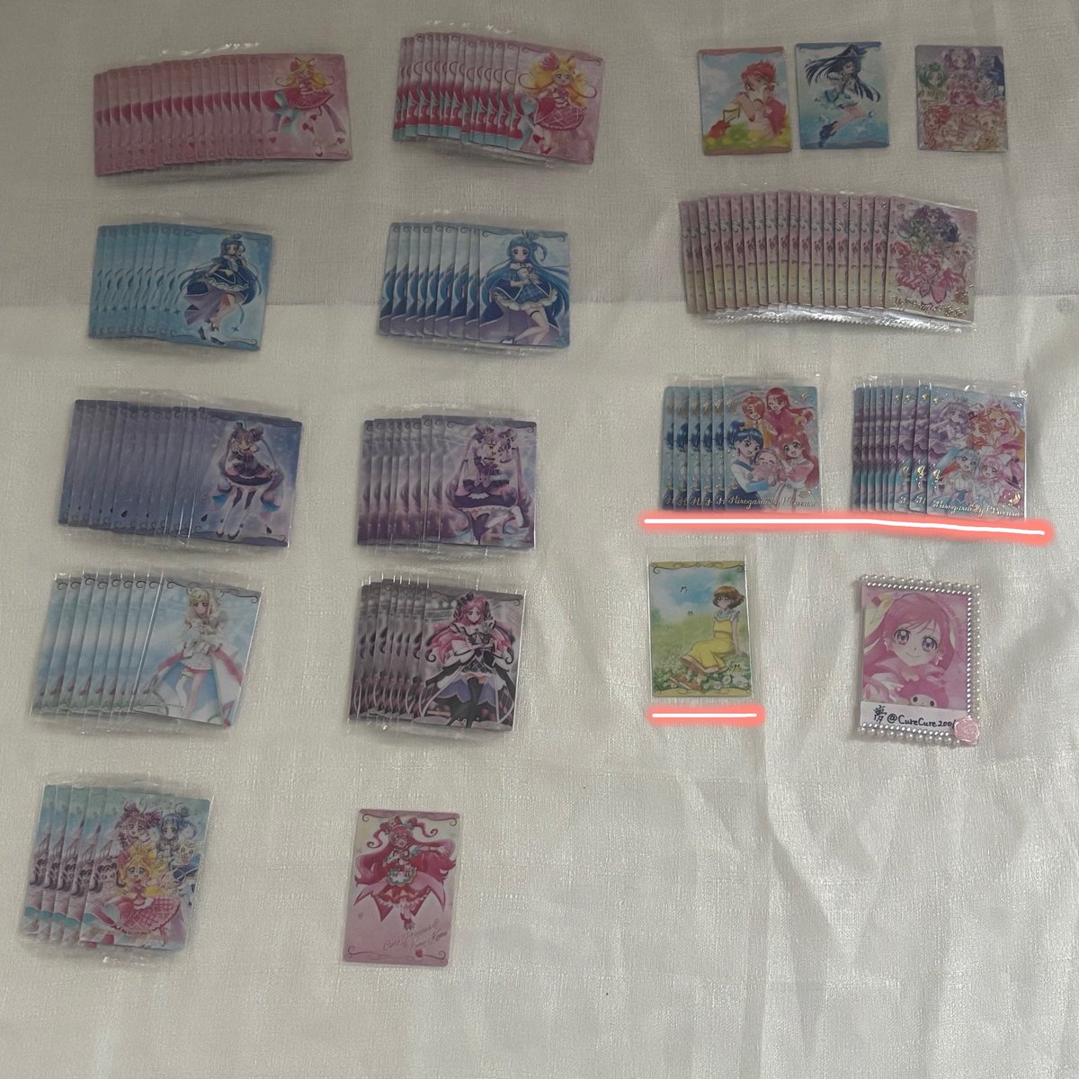 CureCure2001's tweet photo. プリキュア 交換 譲渡 ウエハース プリキュアカードウエハース 買い取り

求￤下線なし130/枚＋送料、下線付き100/枚＋送料or画像5＞固ツイ

譲￤画像参照

・ゆうちょ振込優先
・下線＞その他からの抱き合わせ
・画像6必読
・初回様リンク必読
・1部仮約束済 https://t.co/4Vw7O25tDa