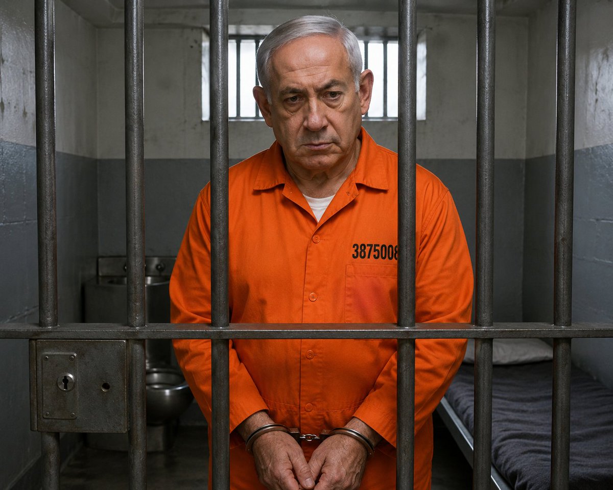 MrImranPk's tweet photo. If the US arrests Netanyahu, President Trump will become the world's favorite president. https://t.co/4VFi1L4j6B