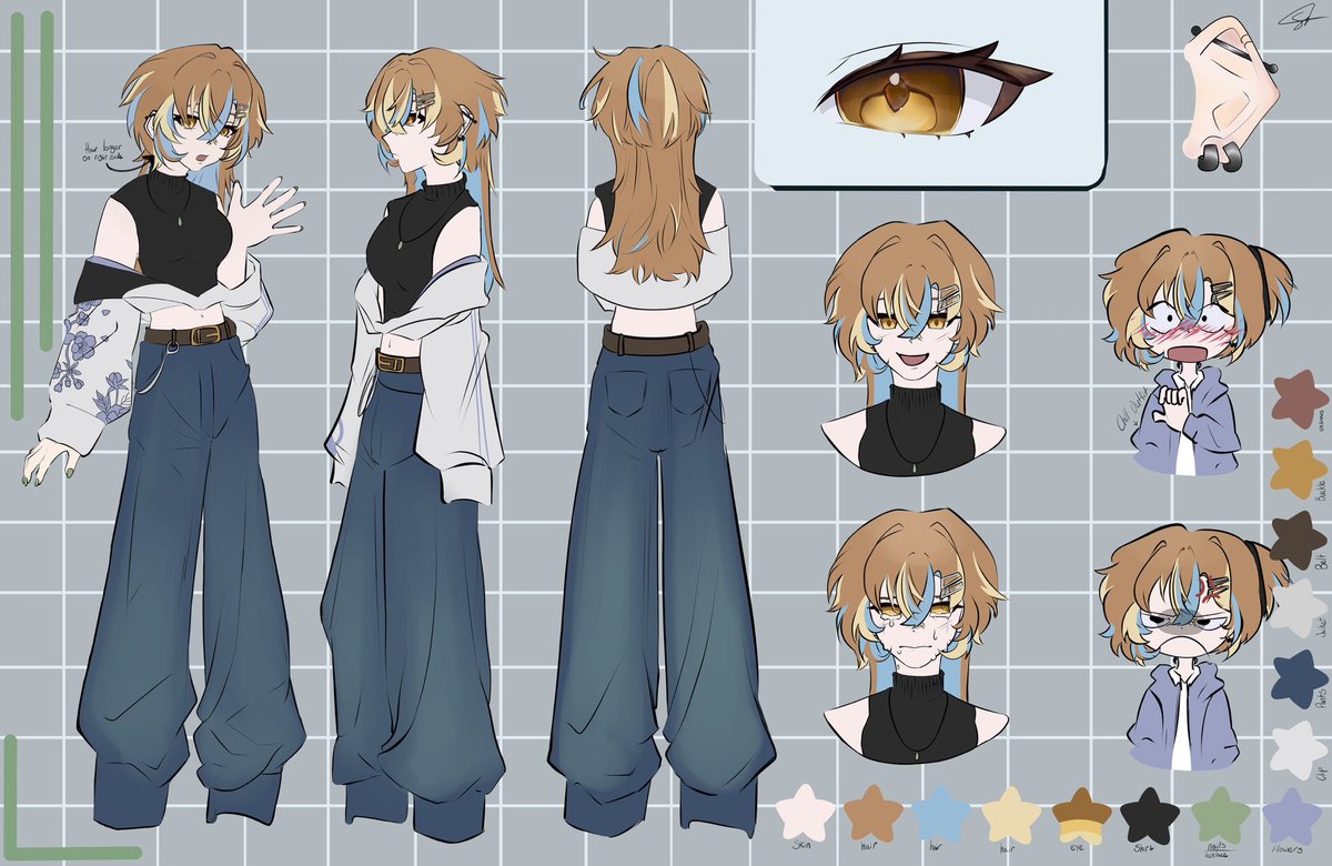 sia_hinata's tweet photo. GUYSSS SIA FINALLY HAS A REFERENCE SHEET! If you wanna ever draw her go right ahead, I’d love to see it <3
#siart https://t.co/bZehKt7mjs