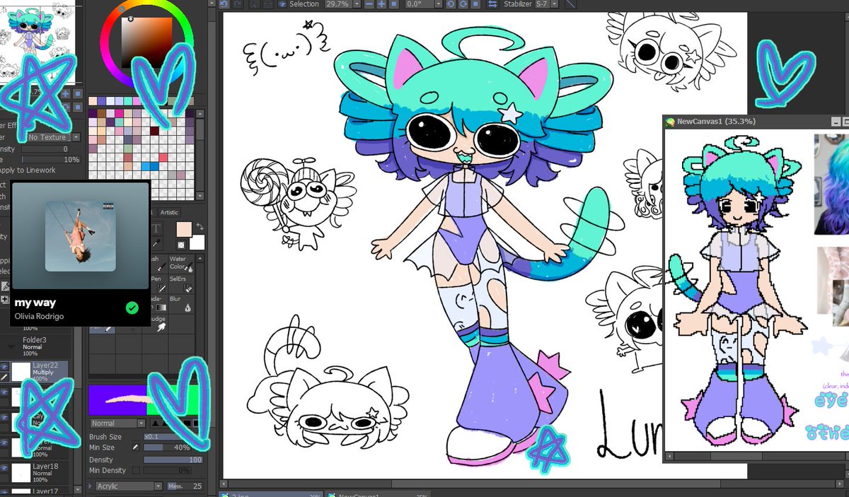 Cyan La Humana ✪ commissions open tweet media