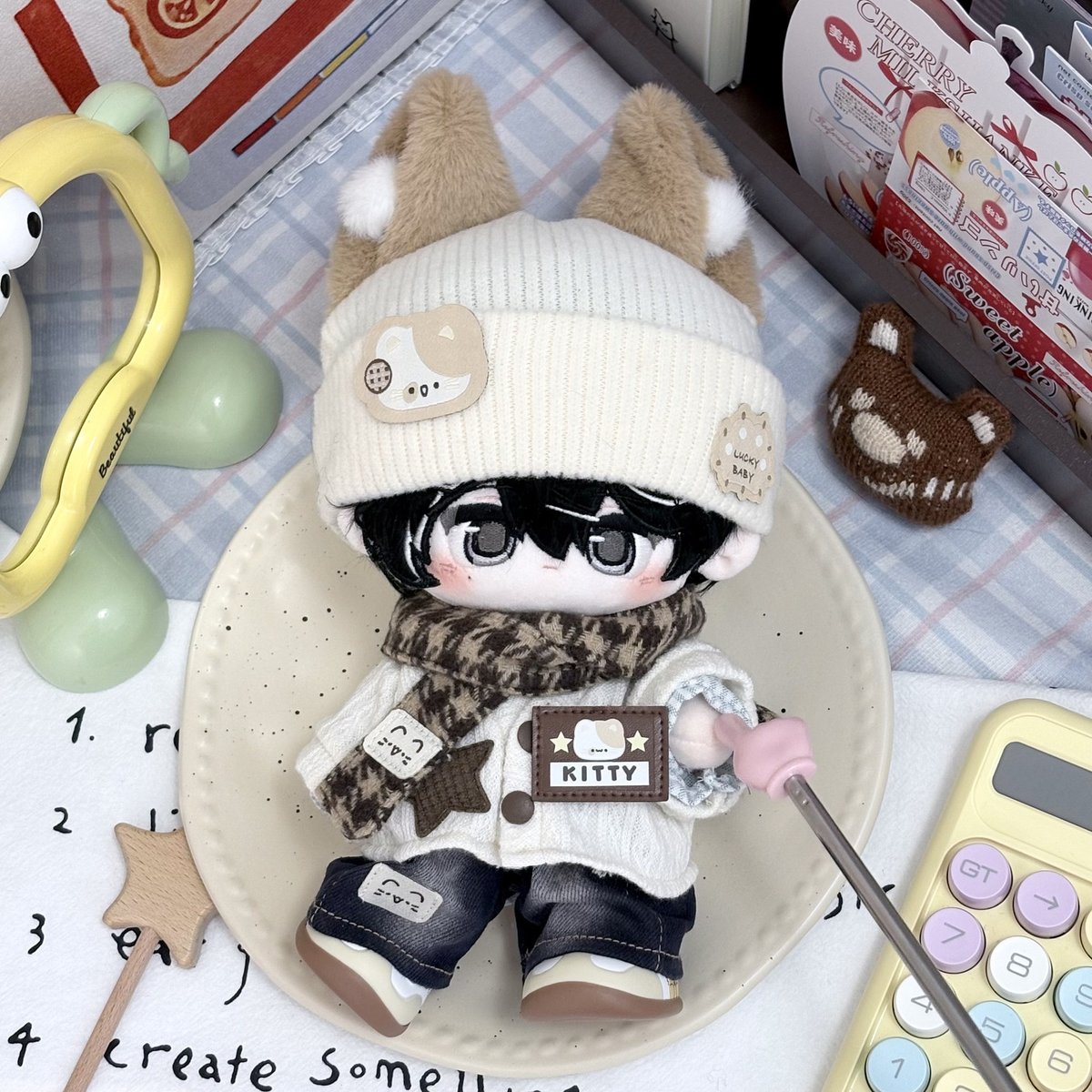 も*ゃ様 5#906オークション 20cmぬい服(無属性) おばけ白猫ちゃんハン も*ゃ様 5#906オークション 20cmぬい服(無属性) おばけ白猫ちゃん