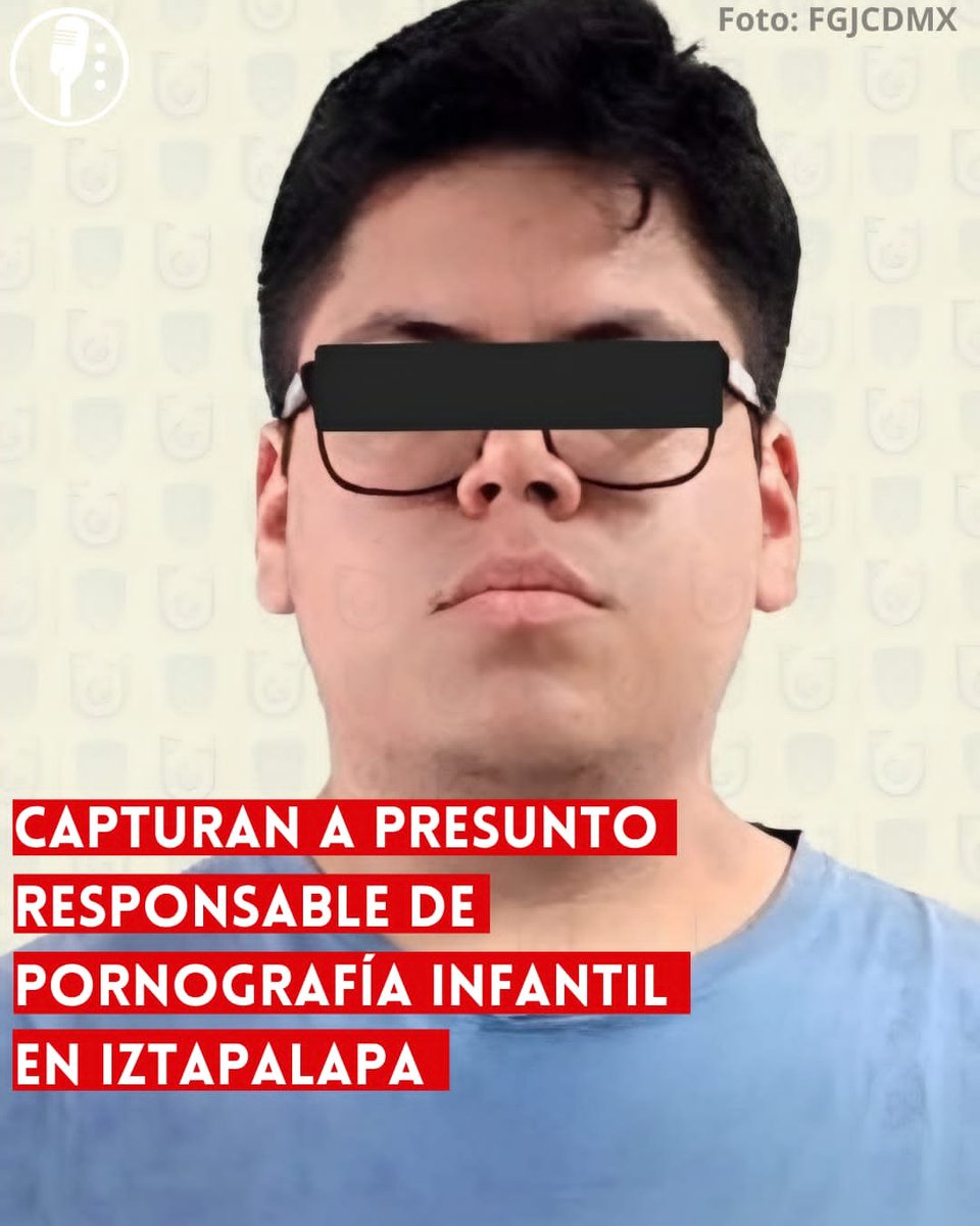 ReporterosMX_'s tweet photo. ⭕ OJO | CAPTURAN A PRESUNTO RESPONSABLE DE PORNOGRAFÍA INFANTIL EN IZTAPALAPA 

Una alerta internacional del NCMEC destapó el caso: Víctor "N" fue vinculado a proceso en CDMX por presunta pornografía infantil, detectada en su cuenta de correo electrónico. https://t.co/INnu2kZloa https://t.co/0jJMURelMV