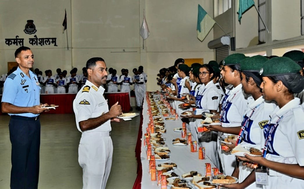 HQ_DG_NCC's tweet photo. The All India Nau Sainik Camp (AINSC) 2026 commenced at INS Shivaji, Lonavala, with an impressive inaugural ceremony. The finest 612 Naval Wing NCC cadets incl 204 girl cadets representing 17 NCC Directorates from across the country have congregated for the camp. 

The camp commenced its competitive activities with the Semaphore Competition, where cadets enthusiastically demonstrated their proficiency in visual signalling, precision & teamwork. This was followed by the Health & Hygiene written exam designed to assess the cadets' knowledge of essential public health, personal hygiene & preventive healthcare practices. 

The camp serves as a unique platform for cadets to foster leadership, strengthen camaraderie & instil a deep spirit of service to the nation among the country's future leaders. Jai Hind 🇮🇳 #NCCIndia #NauSainikCamp2026 #SashaktYuva #Leadership #NationBuilding #Training 
#NCCMaharashtra @SethSanjayMP
@SpokespersonMoD @adgpi @IAF_MCC @indiannavy
@IN_INSShivaji
@IndiannavyMedia
@DefPROMumbai
