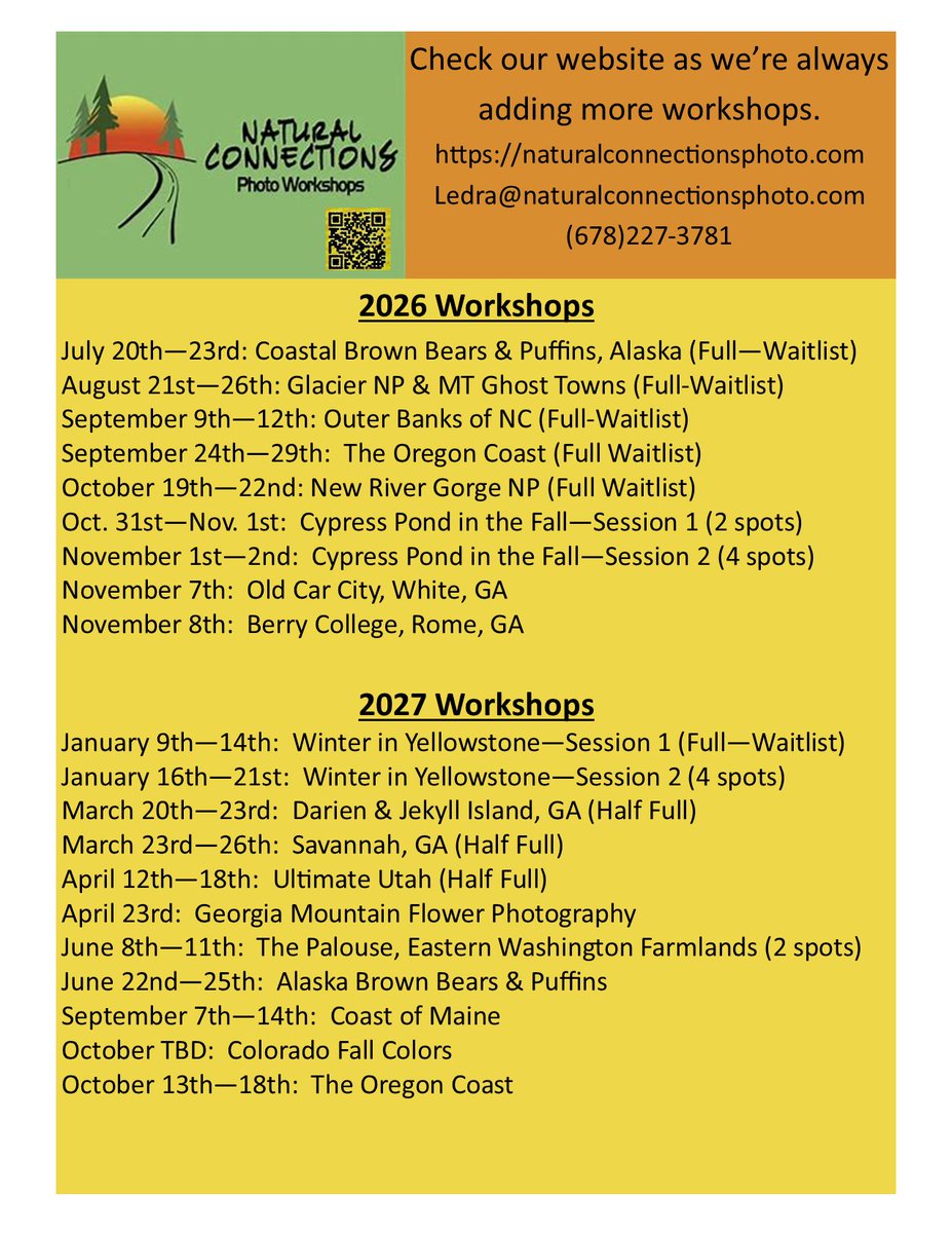 KBearFoto's tweet photo. As we prepare to celebrate our country's 250th birthday, why not enjoy an amazing #photographyworkshop with #LedraDavisWoodlee of #NaturalConnectionsPhoto in our beautiful country capturing its #naturalwonders #LandscapePhotography #NaturePhotography #WildlifePhotography https://t.co/wdRZuwVBbG
