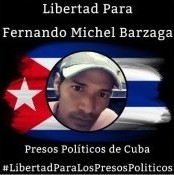 Libertad12021's tweet photo. 🇨🇺 #Twittazo por los #PresosDeCastro.  Libertad para Fernando Michel Barzaga. Su único delito fué pedir libertad. No lo dejemos solo. https://t.co/JdrXUbAppx