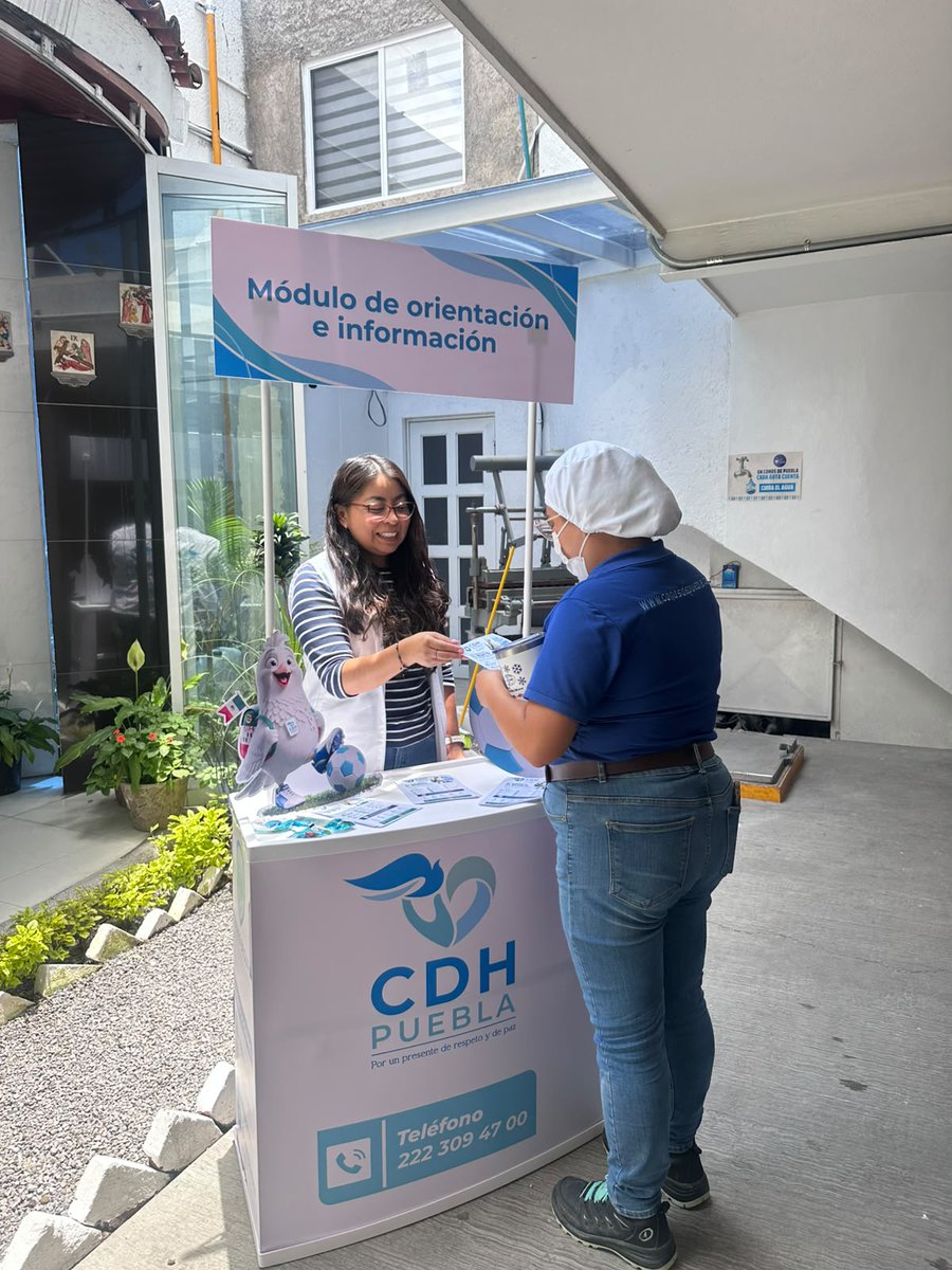CDHPuebla's tweet photo. 🎽 Hoy, como todos los días, nos pusimos la camiseta de los derechos humanos.

👥 Nuestros Módulos de Información y Orientación se instalaron en puntos estratégicos como Zacatlán, CAPU, Conos de Puebla, Fundación Luna y UCIC, para impulsar la prevención y hacer frente común contra la trata de personas, el abuso y la explotación.

🥅 Acércate, conocer tus derechos es el primer paso para protegerte y hacer de este un #MundialConDerechos 🤛