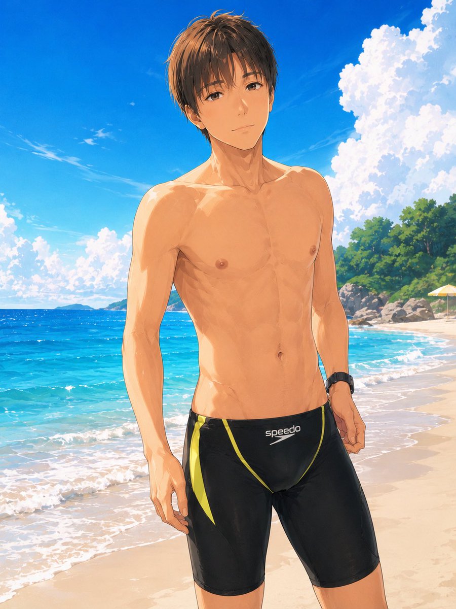 tk39illust's tweet photo. 海水って浮くから面白いよねー！
なんでピチピチ？泳ぐ時は普通ピッタリした水着だよねー https://t.co/zuAuxYBx7g