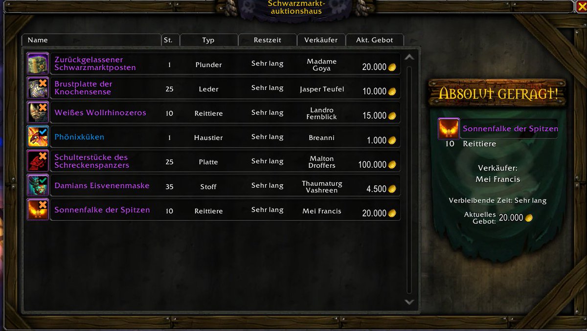 oOIPaiNIOo's tweet photo. BMAH auf Nozze gibts guten Loot :) @Wowhead @Warcraft_DE @ChromieDe https://t.co/mVLziJgSou