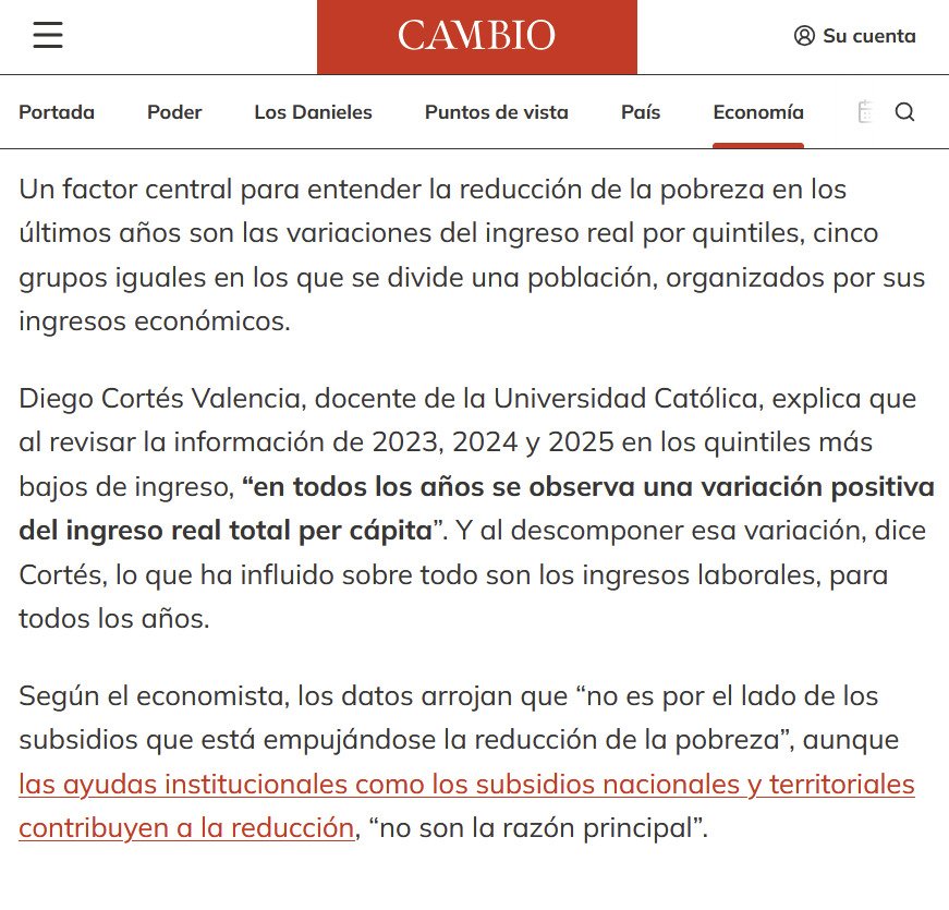 DiegoCortesV's tweet photo. Comparto artículo de @LauraB_Elejalde para @estoescambio con mi opinión sobre las cifras de pobreza monetaria de Colombia.

https://t.co/YIEmj6RIl6 https://t.co/KJghDOyKSE