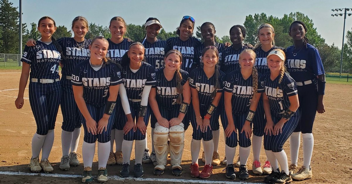 StarsNatRoy29's tweet photo. ✅ Pool Play: Complete.
💪 Undefeated.
⭐️ #1 Seed.

Our squad finished pool play undefeated and earns the #1 seed by outscoring opponents 45-17 maintaining a team BA of .470. Heading into the Gold Bracket on Friday at the Colorado Sparkler. Time to get back to work. 💙🥎

@starsnationalfp @TCSFastpitch 

#ColoradoSparkler #StarsNational #SquadGoals