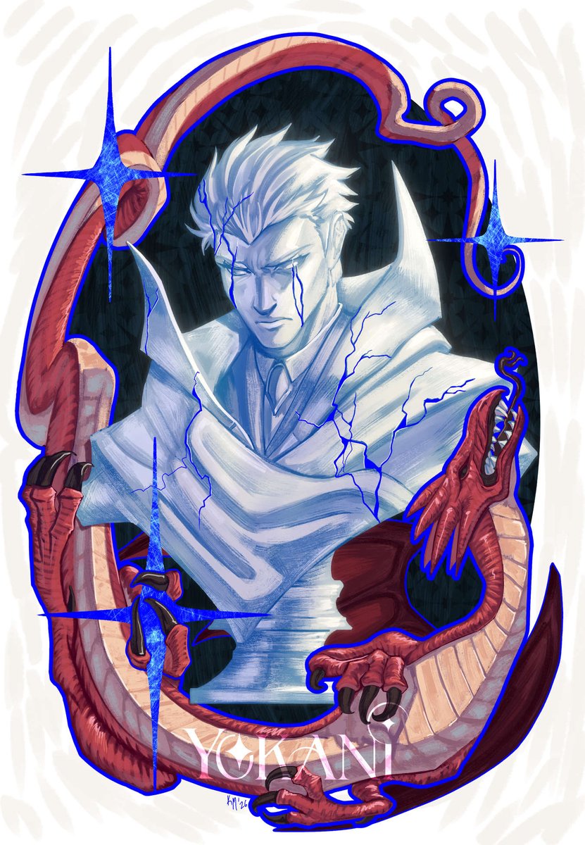 yokaniii_'s tweet photo. [oc] Son of the Dragon, of the Devil https://t.co/ITYeLNO7Kq