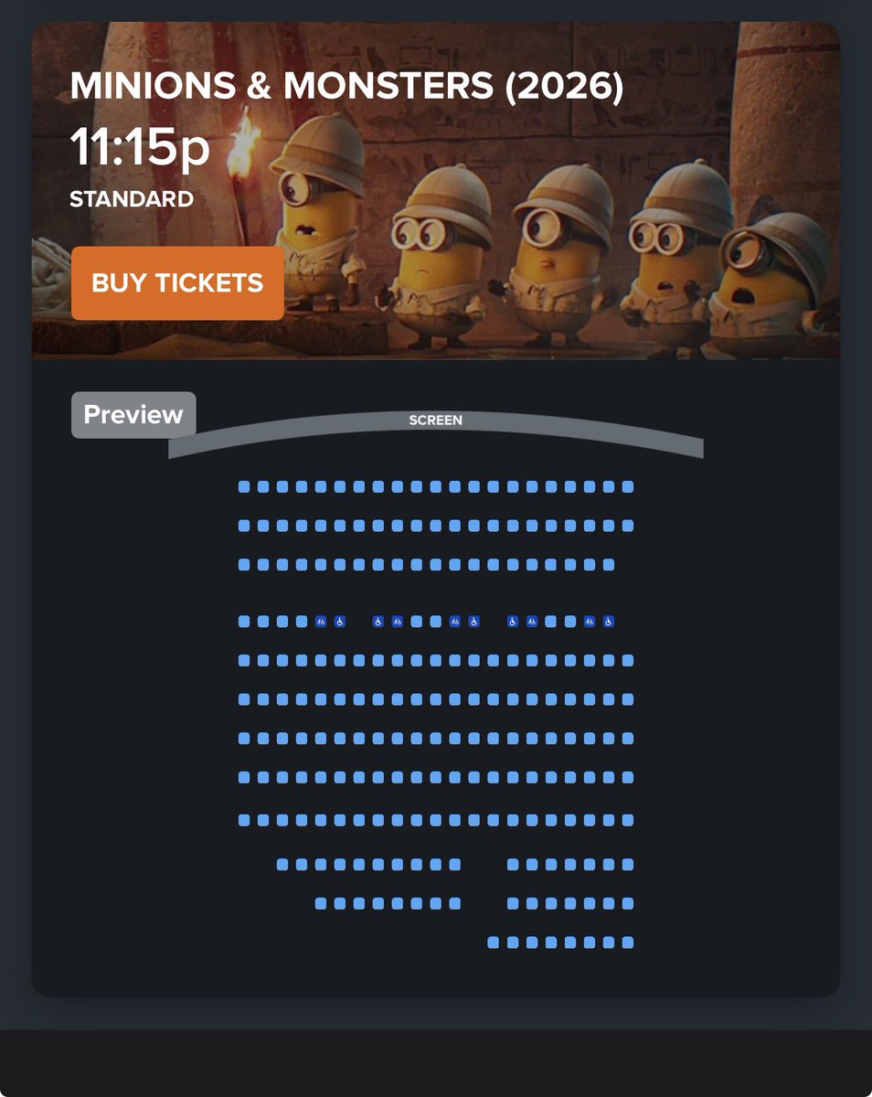 _naniumami's tweet photo. I love an empty theater 😊 https://t.co/Ava9BTdX7D