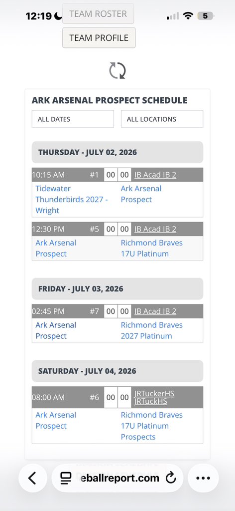 JosiahPulling28's tweet photo. Games for the weekend with @arkarsenalbsbl 
IRONBRIDGE
11400 Iron Bridge Road Chester, VA 23831 https://t.co/mg1T5YQgK5
