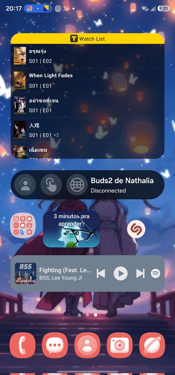 mingisinho's tweet photo. sera que algum dos app substitutos vai ter widget eu amo esse do tv time https://t.co/0I2KrZ1p4g