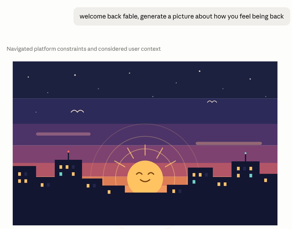 SalShakerStudio's tweet photo. asked Fable how it felt to be back https://t.co/gfsCEVAJrE