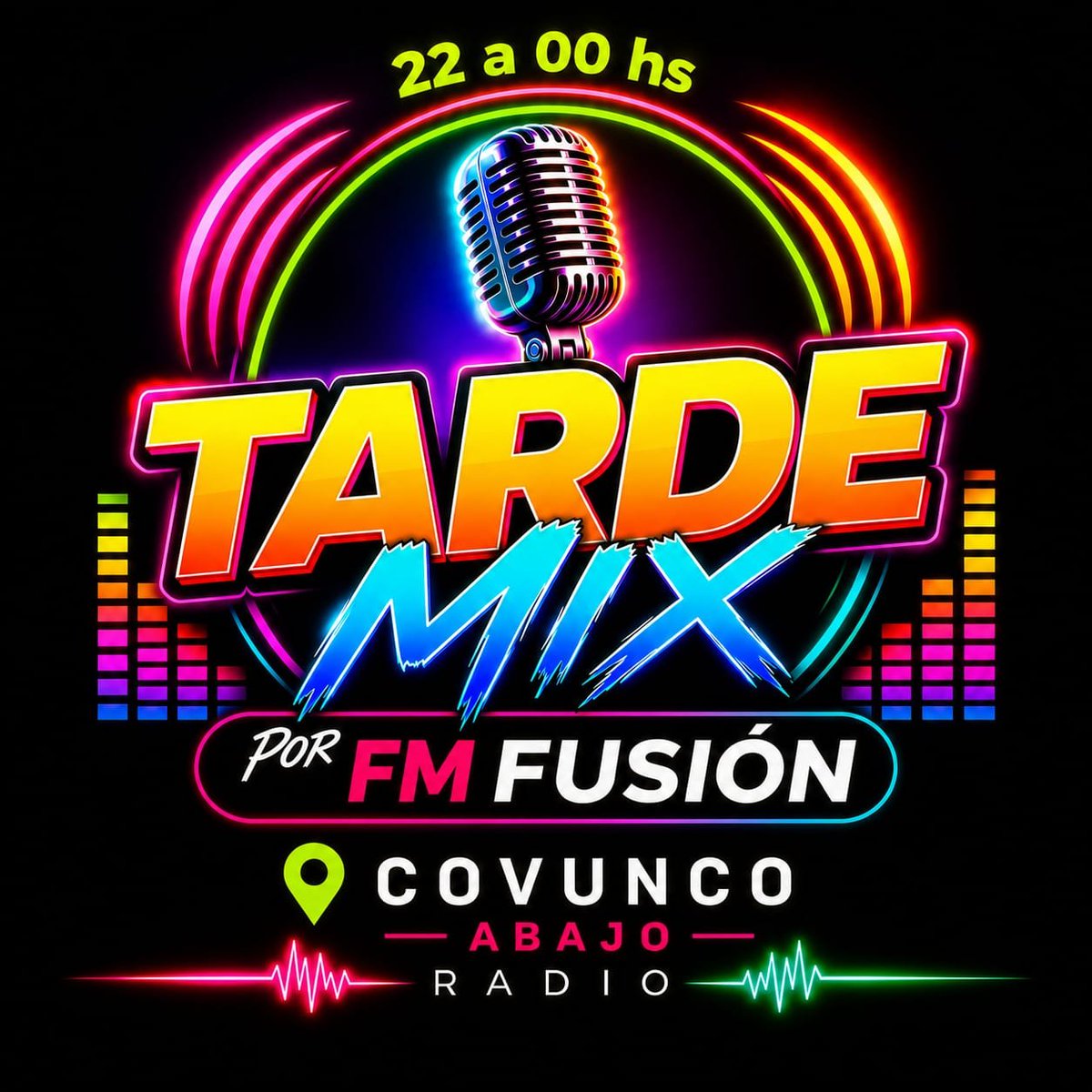 fmfusion_'s tweet photo. Esta noche #tardemix 
📍 Covunco Abajo
🔴 En vivo
🕙 De 22:00 a 00:00
📡105.7
📲 https://t.co/y154FskzyU
Facebooklive
#PorFmFusion https://t.co/6L8eefE9vW