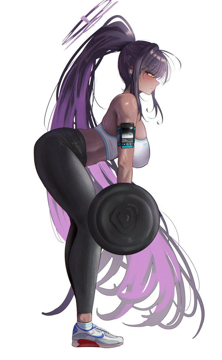 hachimitsupanko's tweet photo. Karin Bump It!!! 💪🍑

#ブルアカ #BlueArchive https://t.co/QX4ewihJwa