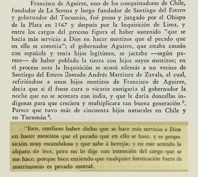 PabsValenzuela's tweet photo. Otro famoso que cayó bajo las garras de la Inquisición fue el Conquistador, Gobernador, primer alcalde Francisco de Aguirre, se jactaba de "hacer mestizos" se le calculan + de 50 hijos, busqué la confesión en el proceso, la dejo a los Aguirre ya que deben ser sus descendientes :) https://t.co/9NfFGIkEii