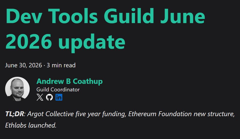 Dev Tools Guild tweet media
