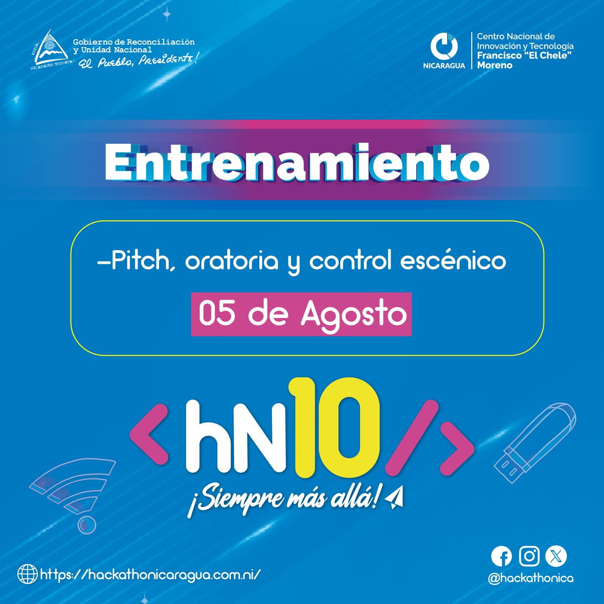 Hackathonica's tweet photo. 📌Te compartimos las fechas clave del plan de Entrenamiento diseñado para potenciar tus habilidades y transformar las ideas de tu equipo en soluciones reales dentro de 𝗛𝗮𝗰𝗸𝗮𝘁𝗵𝗼𝗻 𝗡𝗶𝗰𝗮𝗿𝗮𝗴𝘂𝗮. 🎯 https://t.co/NUYslijnGX