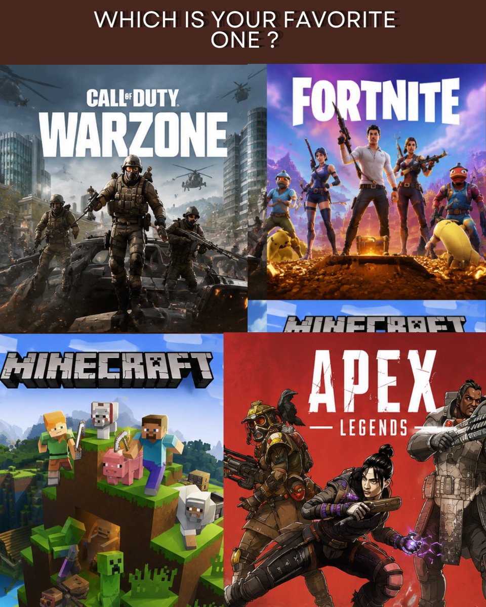 queen_flora_ttv's tweet photo. What do u play most ? 

#cod #fortnite #APEXCORE #minecraft https://t.co/ua4bpb1ZIS
