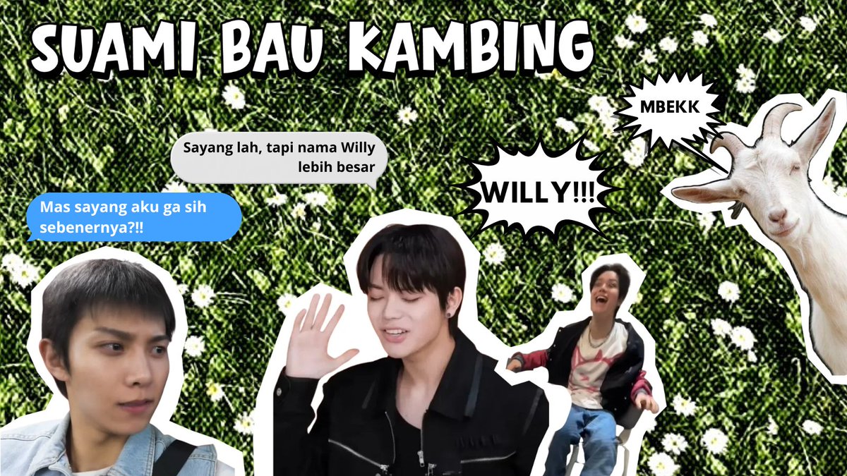 nyulnyilnyol's tweet photo. #nyulrul #yulryul 
[SERIES AU]

“SUAMI BAU KAMBING“ https://t.co/VUc2bOCFjl