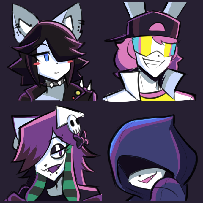 theycallhimcake's tweet photo. (Also here's the character portraits by themselves if you wanted to see em) https://t.co/OvAMh4UPOJ