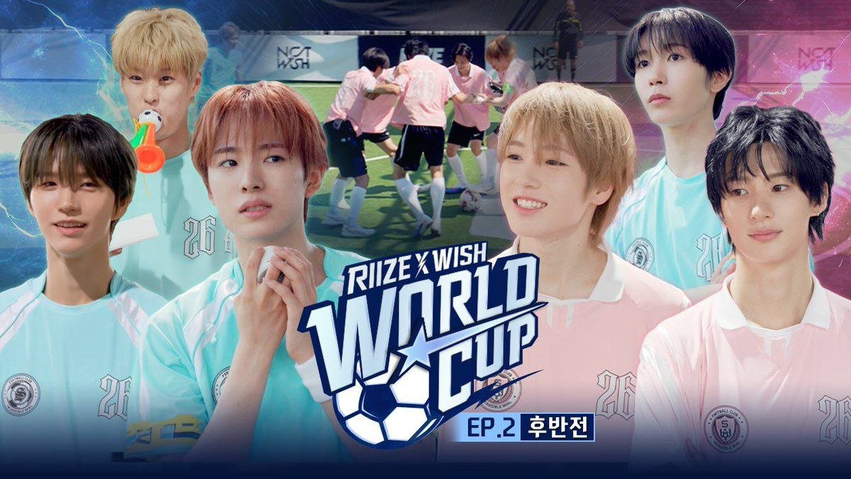yujshi's tweet photo. @sionfoh @Fujinagap https://t.co/FVUGBSZppV | A little collaboration? More like a full on battle for bragging rights! We finally hit the field with the RIIZE boys for an epic football match, let’s just say things got competitive real fast, neither team is backing down. https://t.co/l6Jnm1VBMG